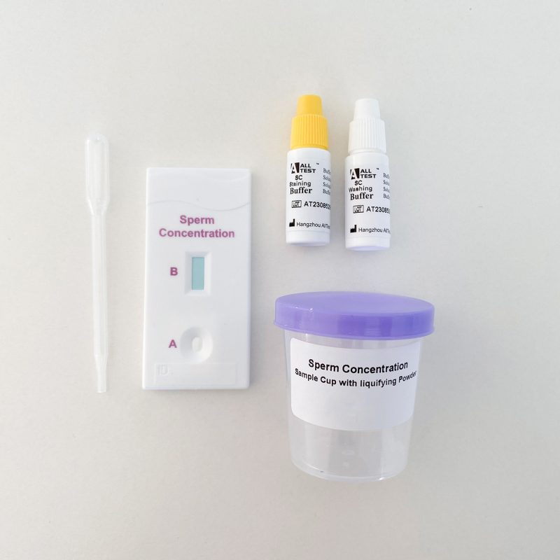Spermatest: Schnelltestkassette zur Spermienkonzentration
